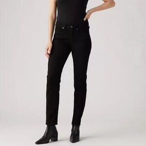 Levi’s Classic Straight Leg Black Jeans Mid Rise 90s Women’s Size 6